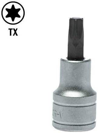 Teng Tools TX25 1/2 Inch Drive TX Torx Bit Star Socket - M121225T-